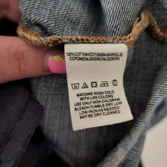 Free People Beat of The Music Mini Denim Skirt Women's Size 2 Medium Wash - Picture 5 of 6